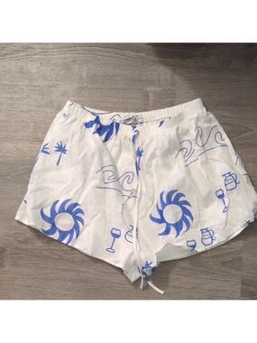 Petal And Pup Sun Wave Shorts Double Lined Size XL
